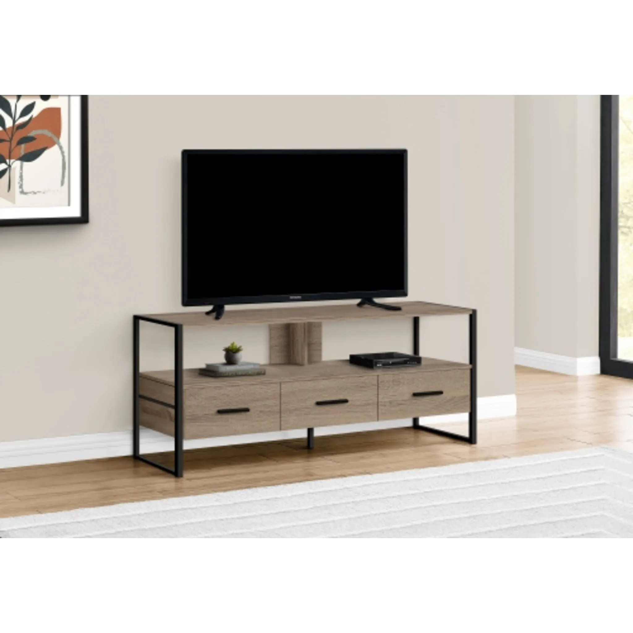 48" TV Stand - Dark Taupe