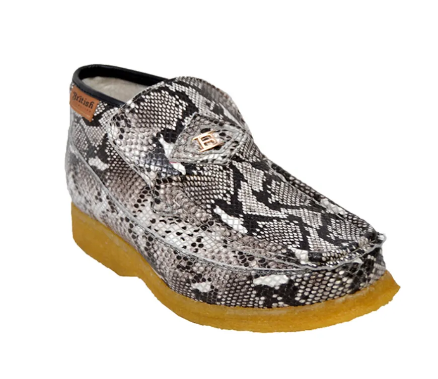 BWB Snake Skin Leather Slip On - Handmade with Genuine Luxury Leather