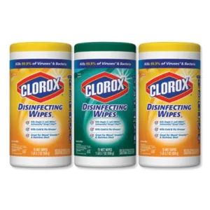 Disinfecting Wipes, 7 X 8, Fresh Scent-Citrus Blend, 75-Canister, 3-Pk
