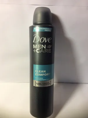 Dove men clean comfort body spray-250mlX6-20%code-191