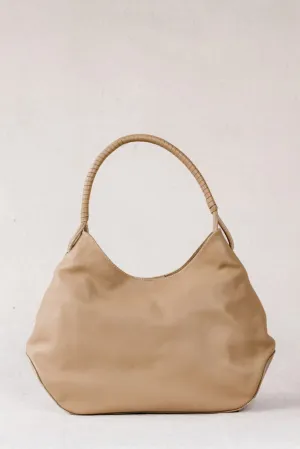 JACKEE RELAXED SHOULDER BAG - DRIFTWOOD