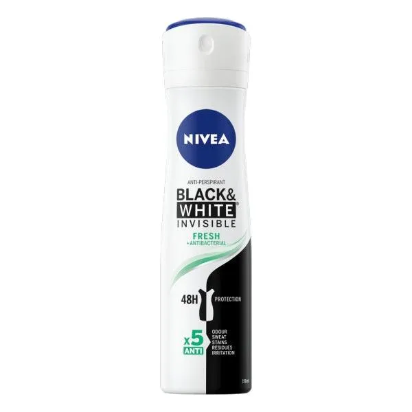 NIVEA BLACK & WHITE INVISIBLE CLEAN BODY SPRAY 150ML
