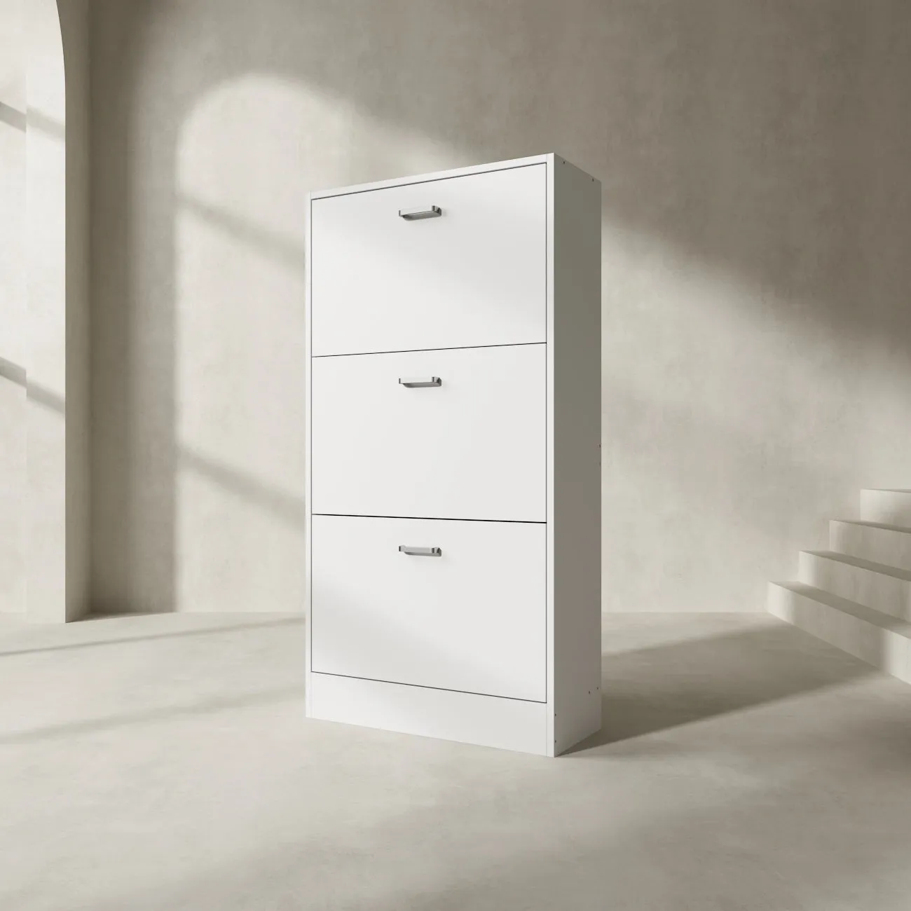 Shoe Cabinet with 3 Flip Drawers for Entryway Freestanding Shoe Rack Storage Organizer