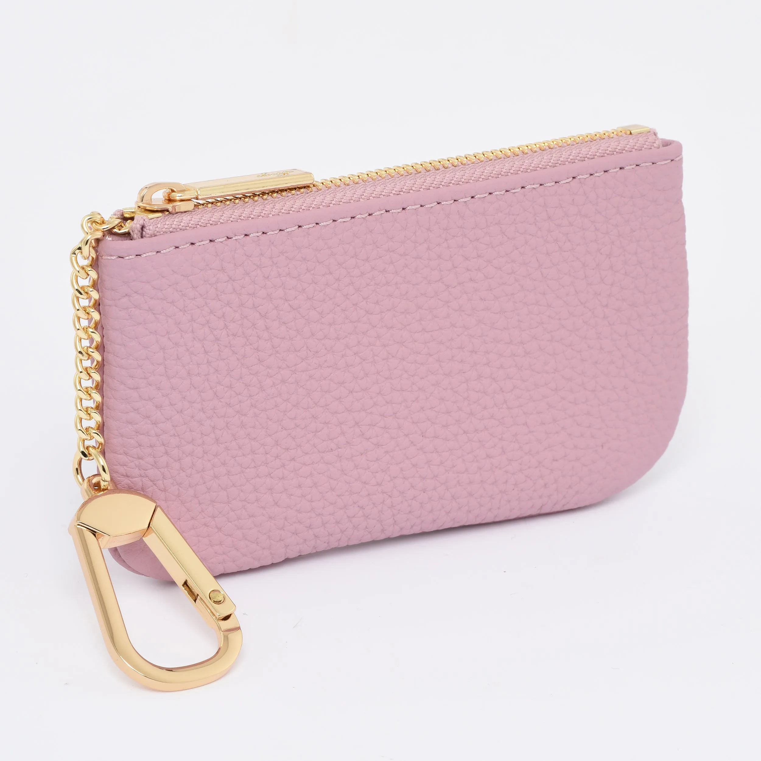 Togo Leather Key pouch - 13 Colors (Gold Hardware)