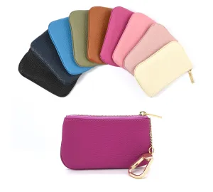 Togo Leather Key pouch - 13 Colors (Gold Hardware)