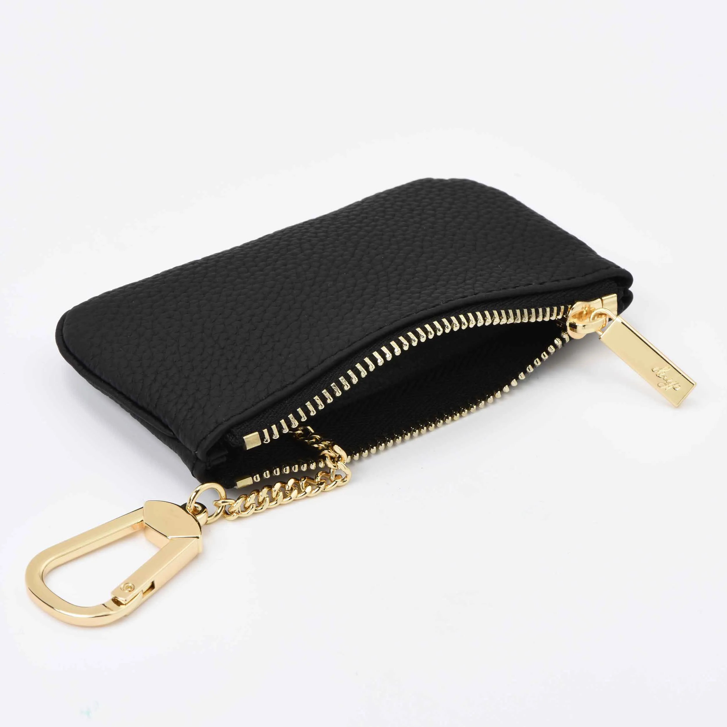 Togo Leather Key pouch - 13 Colors (Gold Hardware)