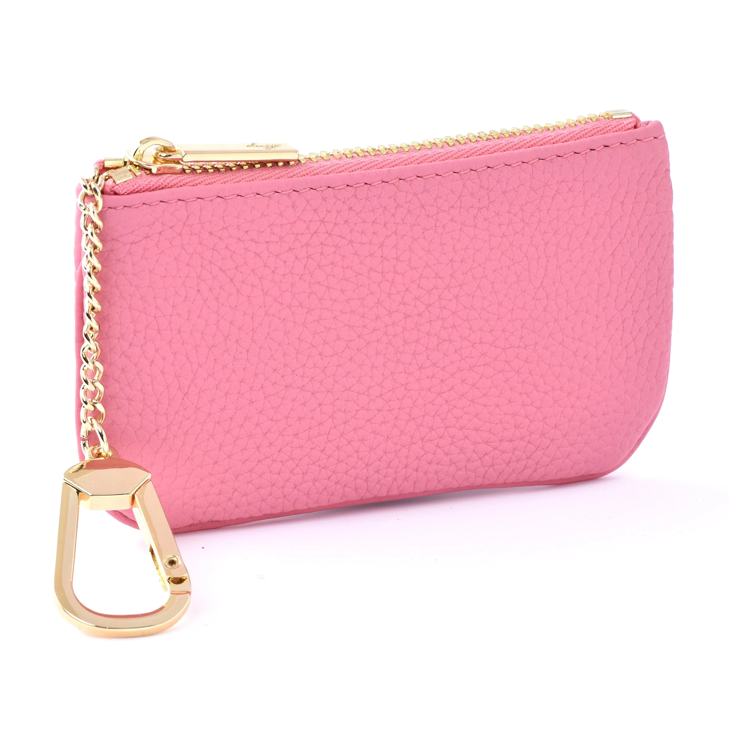 Togo Leather Key pouch - 13 Colors (Gold Hardware)
