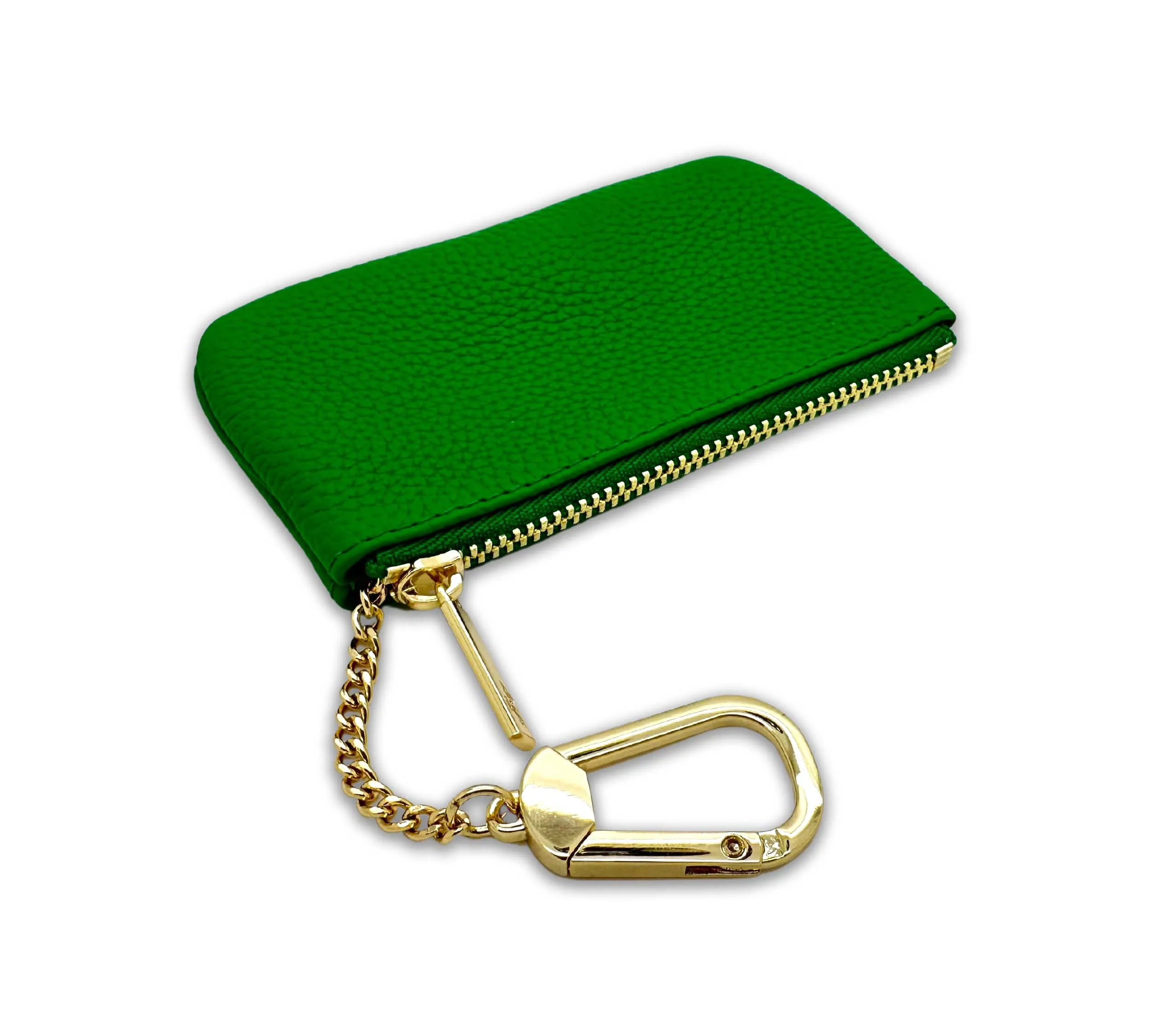 Togo Leather Key pouch - 13 Colors (Gold Hardware)