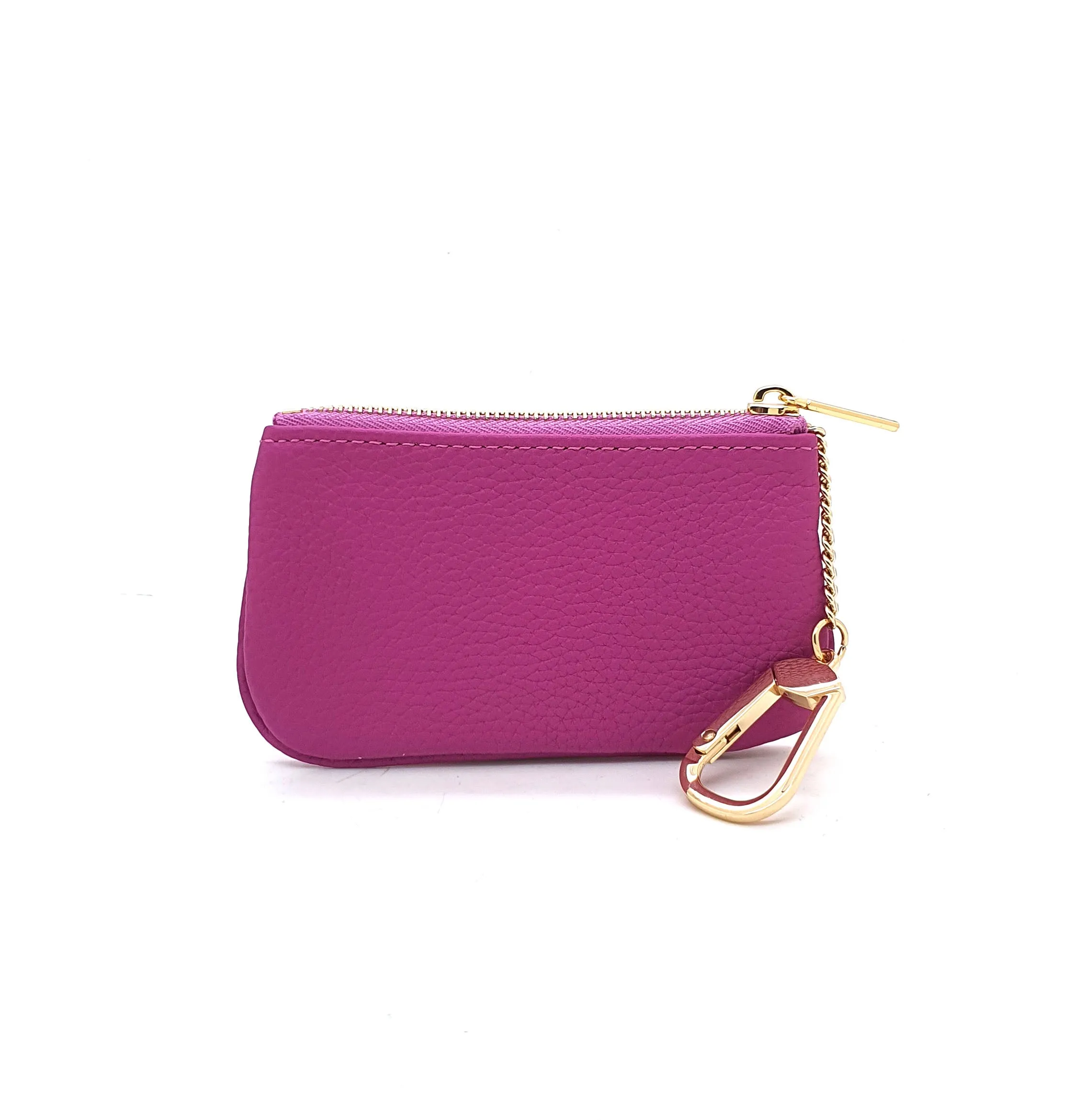 Togo Leather Key pouch - 13 Colors (Gold Hardware)