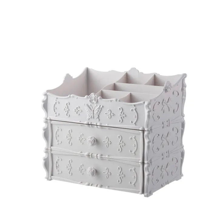 Transparent Makeup Organizer Cosmetic Storage Box Drawer